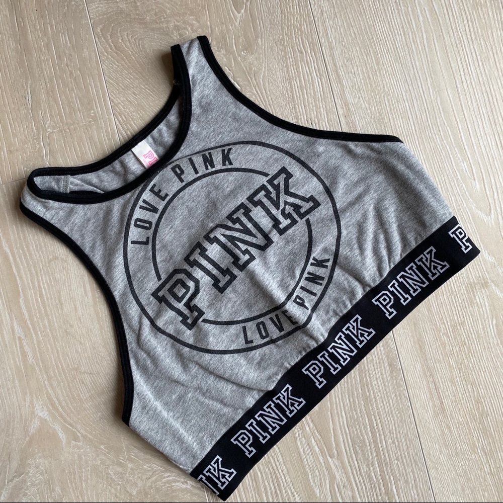 Pink Sports Bra/Crop Top